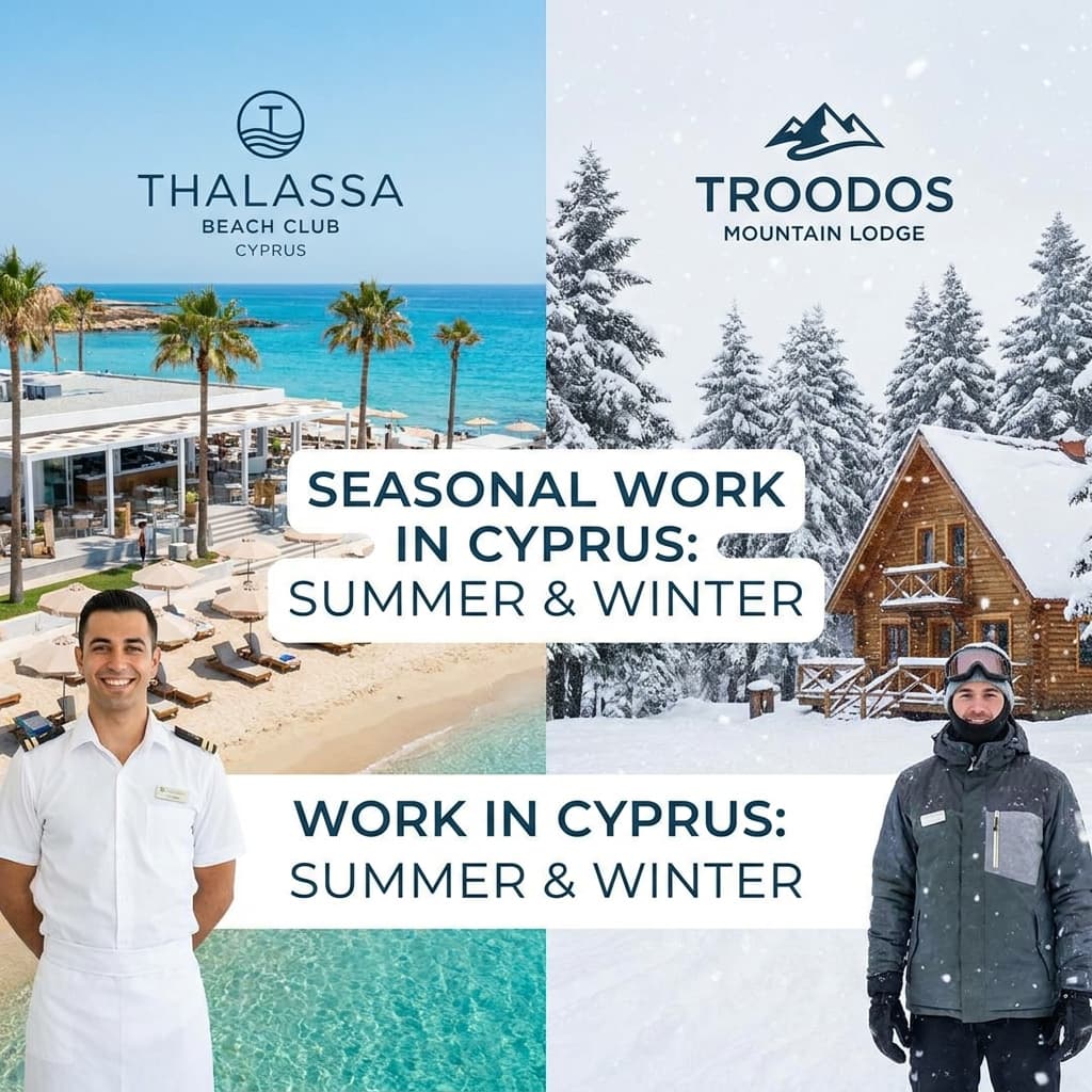 Seasonal Jobs in Cyprus: Summer & Winter Hiring Patterns